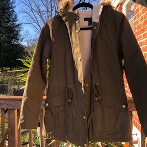 Olive Green Drawstring Jacket🌿🍂